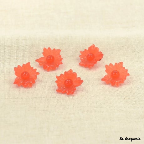 Bouton Fruité bis fleur 17 mm