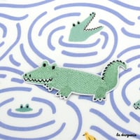 Ecusson “Ah! les crocrocro”