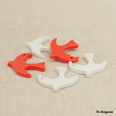 Perle Oiseau de bon augure | Fabriqué en UE – Perle 32 x 32 mm