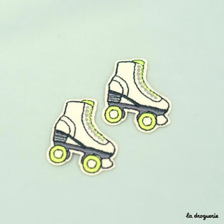Ecusson Roller-Derby quads 38×34 mm | Ecusson à thermocoller 38×34 mm