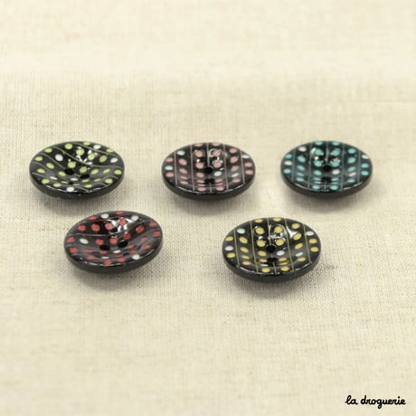 Bouton Pop pois 20 mm