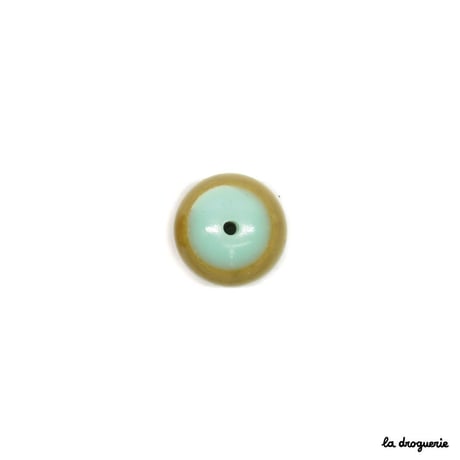 Perle « Rayures transat boule » 21 à 19 mm