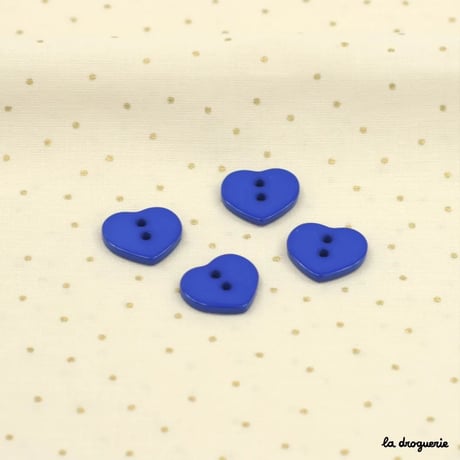 Bouton Caprice coeur 15 mm