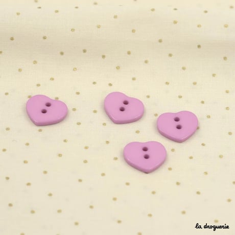 Bouton Caprice coeur 15 mm