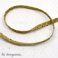 Biais “Souvenir de Fès” Moutarde | Biais replié - largeur pliée 10 mm