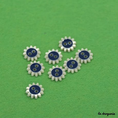 Bouton Happy daisy 12 mm