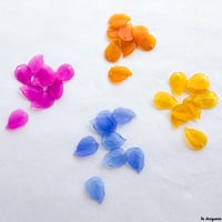 Perle Glaçon feuille ronde | Perle 13x10 mm
