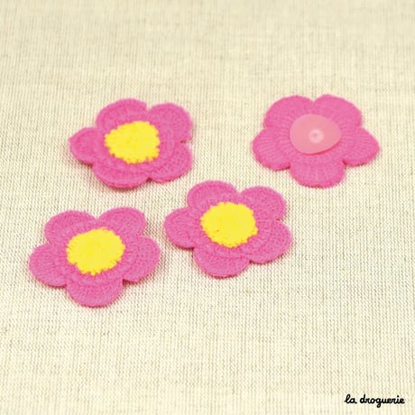 Ecusson Fun Flowers 45 mm | Ecusson à thermocoller 45 mm