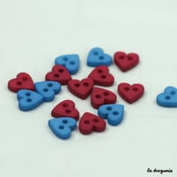 Bouton Star light coeur 11 mm