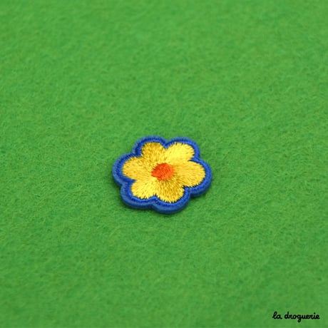 Ecusson “Good vibrations fleur” 18 mm
