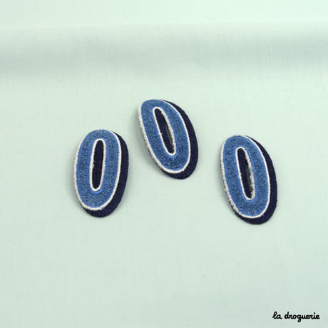 Ecusson Numéro | Ecusson à thermocoller 52 × 55 mm