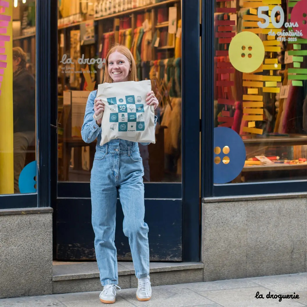 Tote-bag 1975/2025 La Droguerie | édition limit