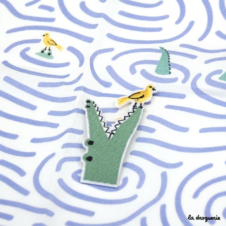 Ecusson “Ah! les crocrocro + oiseau”