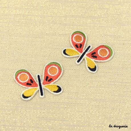 Ecusson Jolis papillons 38 mm | Ecusson à thermocoller 38×28 mm