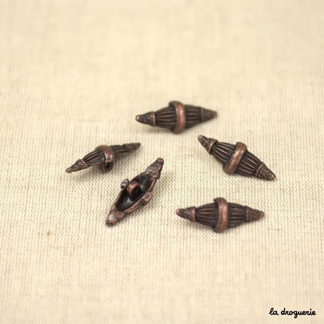 Bouton Bamako olive 34 x 13 mm