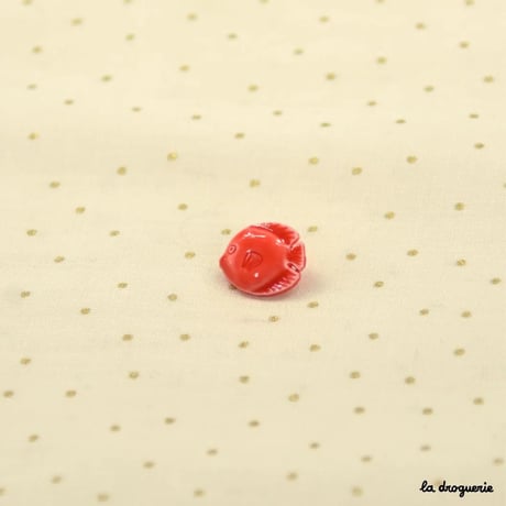 Bouton Drôle de bête poisson 12 mm