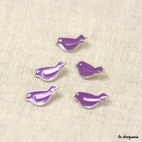 Bouton Piou-Piou émaillé 25 x 12 mm