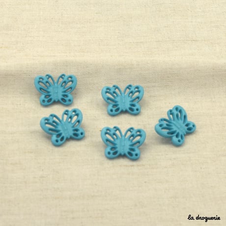 Bouton Envolée papillons ajourés 25 mm