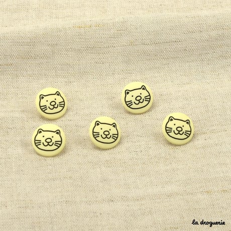Bouton Esquisse : chat 12 mm