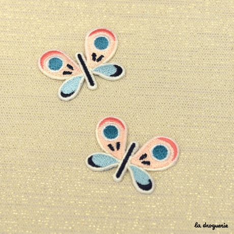 Ecusson Jolis papillons 38 mm | Ecusson à thermocoller 38×28 mm