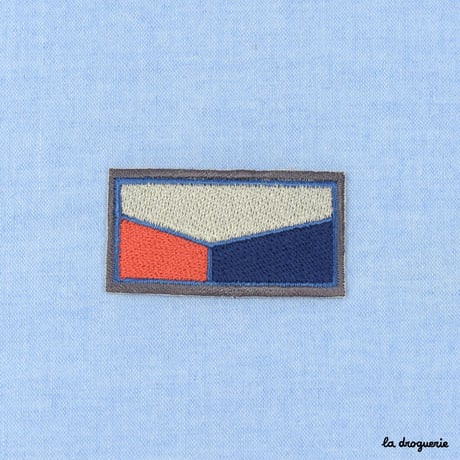 Ecusson Façon drapeau 54 mm | Ecusson à thermocoller 54×29 mm