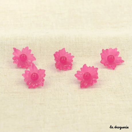 Bouton Fruité bis fleur 17 mm