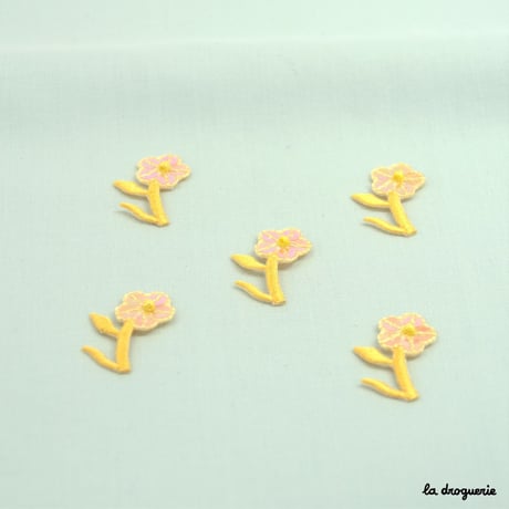 Ecusson Paillettes fleurette | Ecusson à thermocoller 28×20 mm