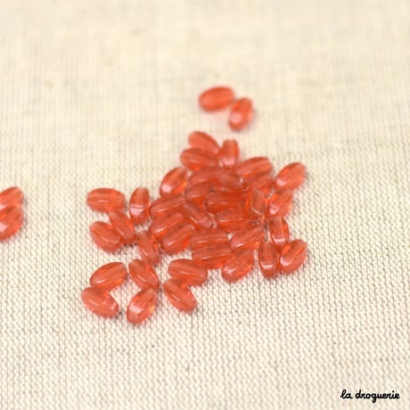 Perle Cellophane olive 4 faces | Perle 8x4 mm