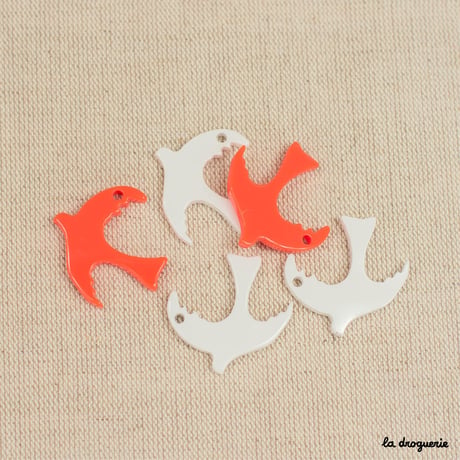 Perle Oiseau de bon augure | Fabriqué en UE – Perle 32 x 32 mm