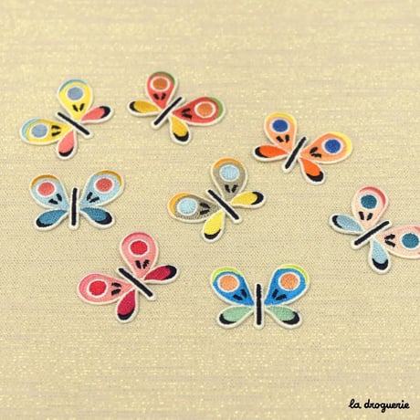 Ecusson Jolis papillons 38 mm | Ecusson à thermocoller 38×28 mm