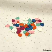 Perle « Chromatique petit éventail »