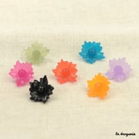 Bouton Fruité bis fleur 17 mm