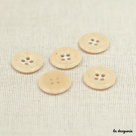 Bouton Façon corne 4 gros trous | Bouton 22mm