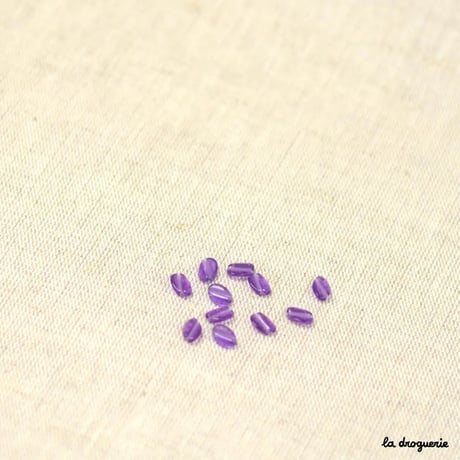 Perle Cellophane grain de café | Perle 8x6 mm