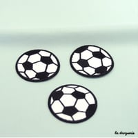 Ecusson “Façon cuir football”