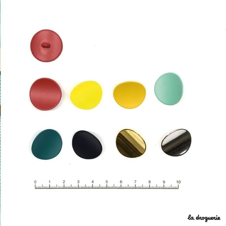 Bouton Chromatique ondulation 23mm