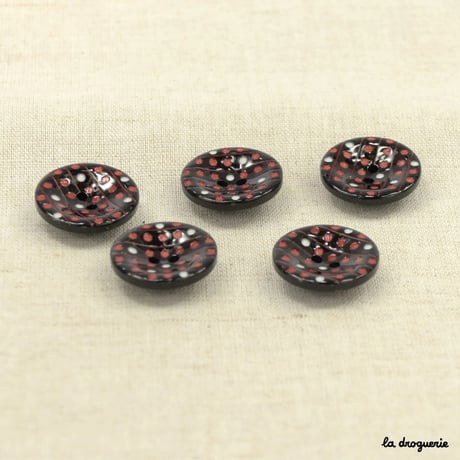 Bouton Pop pois 20 mm