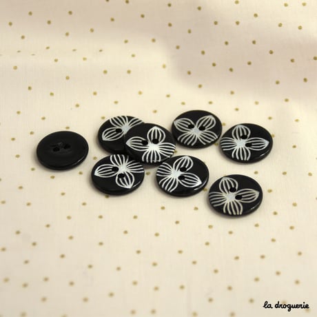 Bouton « Pétale gravé pion » 18 mm