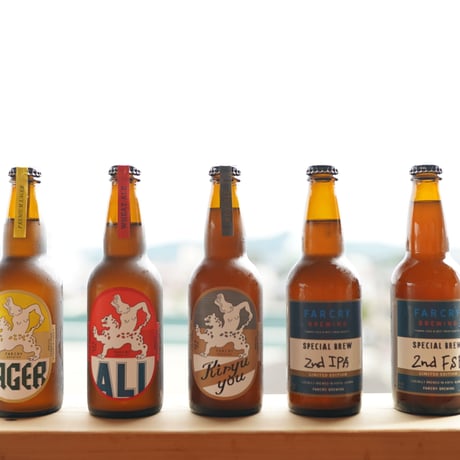 FARCRY BREWING, レギュラー3種類6本セット（FARCRY LAGER / ALI WEISS / KIRYU YOU)