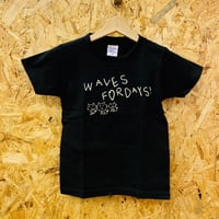 WAVES FOR DAYS!ネコTシャツ