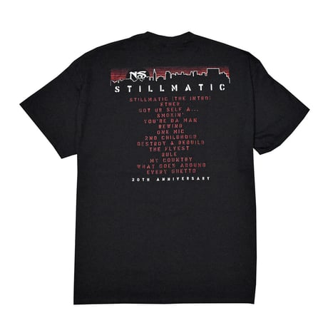 NAS ナズ Tシャツ ブラック STILLMATIC 20TH TEE 2XL