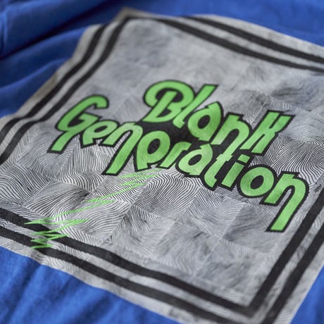 ANASOLULE アナソルール フーディー ロイヤルブルー BlankGeneration Logo-Hoodie asl-p12