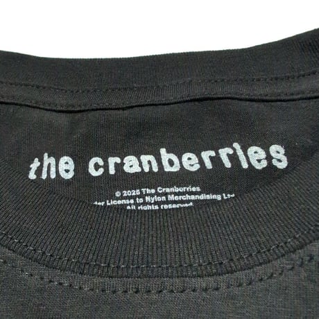 THE CRANBERRIES ザ・クランベリーズ Tシャツ バンドTシャツ ブラック FAITHFULLY DEPARTED COVER S/S TEE