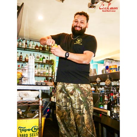 COOKMAN クックマン シェフパンツ セミワイド ダークグリーン Chef Pants Semiwide Timber Camo 231-61809