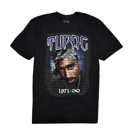 2PAC TUPAC トゥパック Tシャツ ラップTシャツ ブラック  Mural 1971 S/S TEE