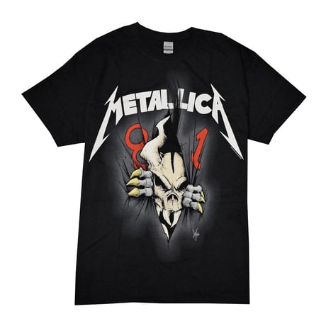 METALLICA メタリカ Tシャツ バンドTシャツ ブラック 40th Anniversary Ripper S/S TEE