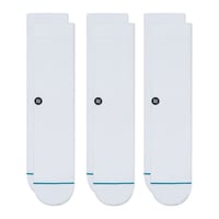 STANCE SOCKS スタンスソックス 靴下 ソックス 3枚セット 3足セット ホワイト ICON 3 PACK