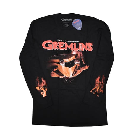 GREMLINS グレムリン ロンTEE ブラック GREMLINS WHAT IT SEEMS