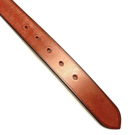 ALBION LEATHER アルビオンレザー レザー ベルト レッドブラウン NEW MARKET stirrup 5/4