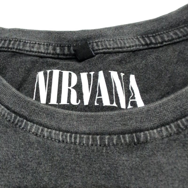 NIRVANA ニルヴァーナ Tシャツ バンドTシャツ チャコールグレー